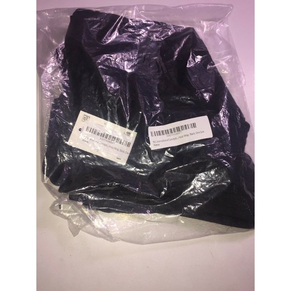 Inc International Concepts Chain Link Burnout Wrap in Black, Retail $38.50 - Picture 2 of 6